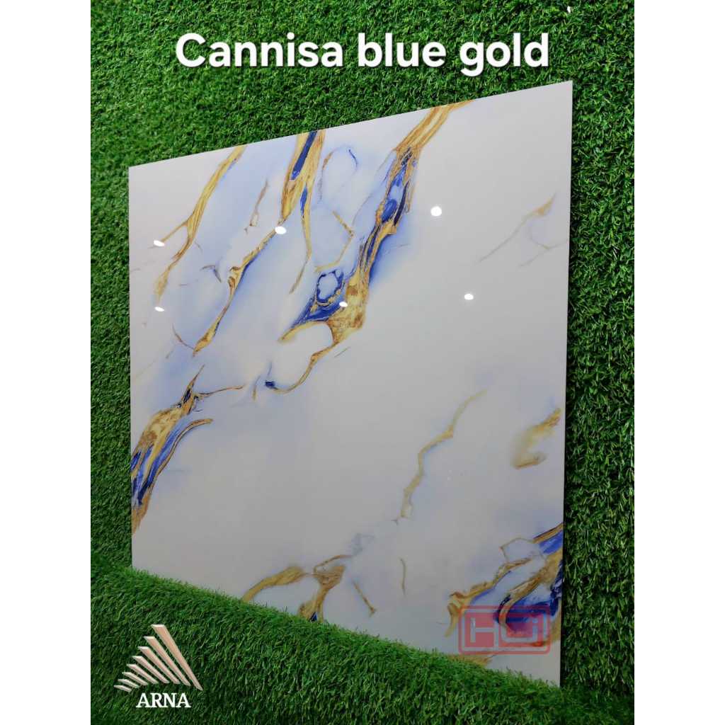 GRANIT GLAZE POLISH 60X60 ARNA CANNISA BLUE GOLD