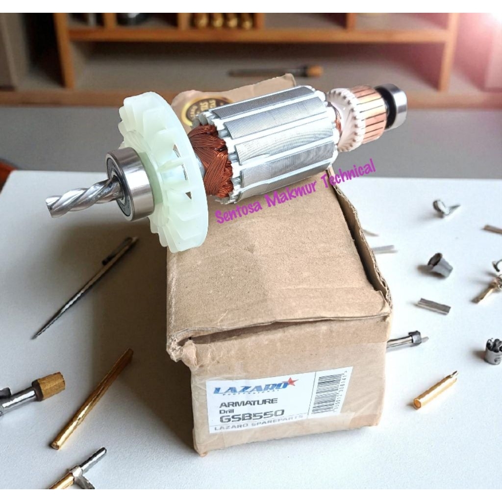 LAZARO GSB 550 13 MM Armature Angker Bor Impact Drill Bosch 13mm GSB550