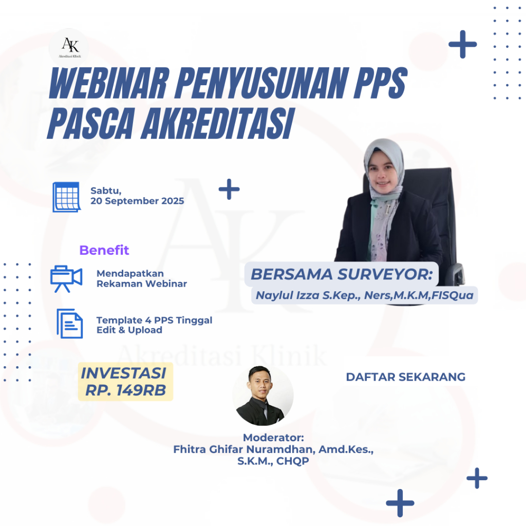 Webinar PPS Pasca Akreditasi Klinik (Rekaman)