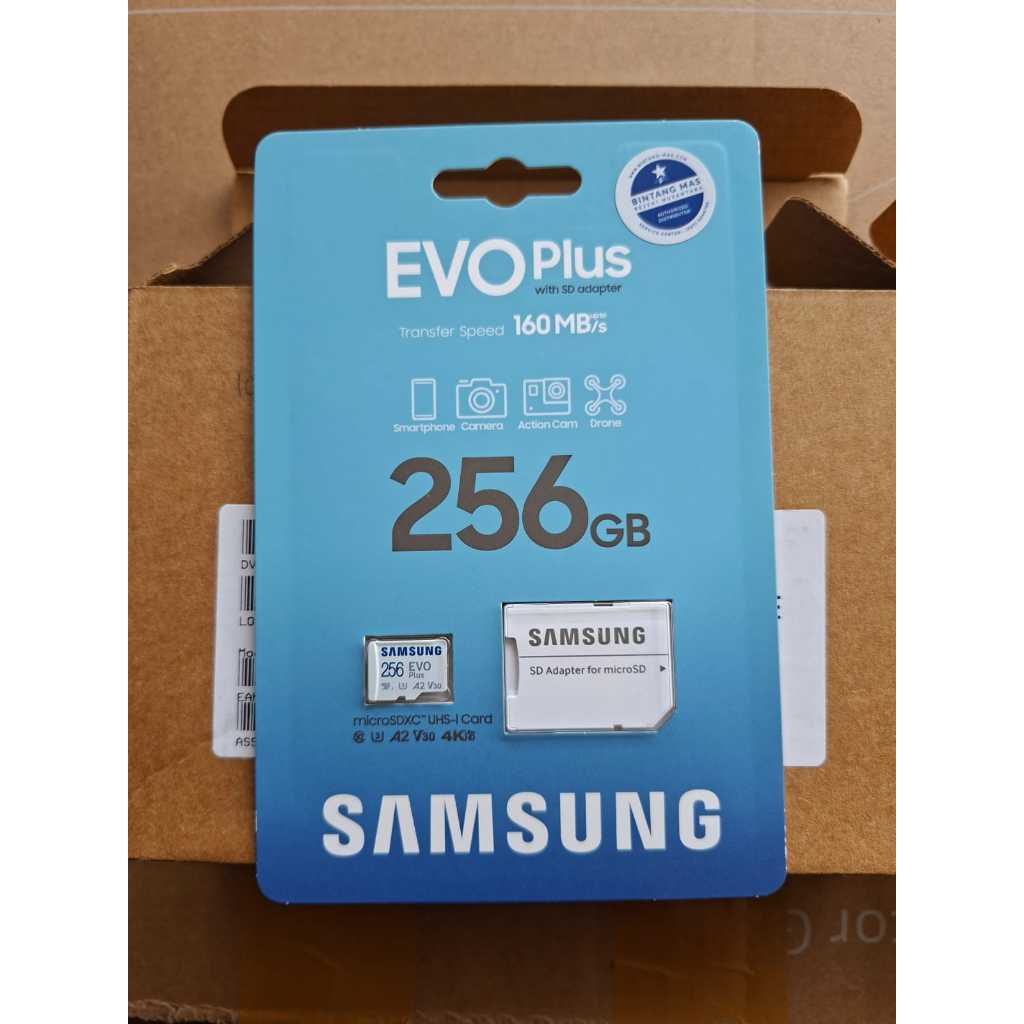 SAMSUNG EVO PLUS MicroSD CARD 256GB GARANSI RESMI