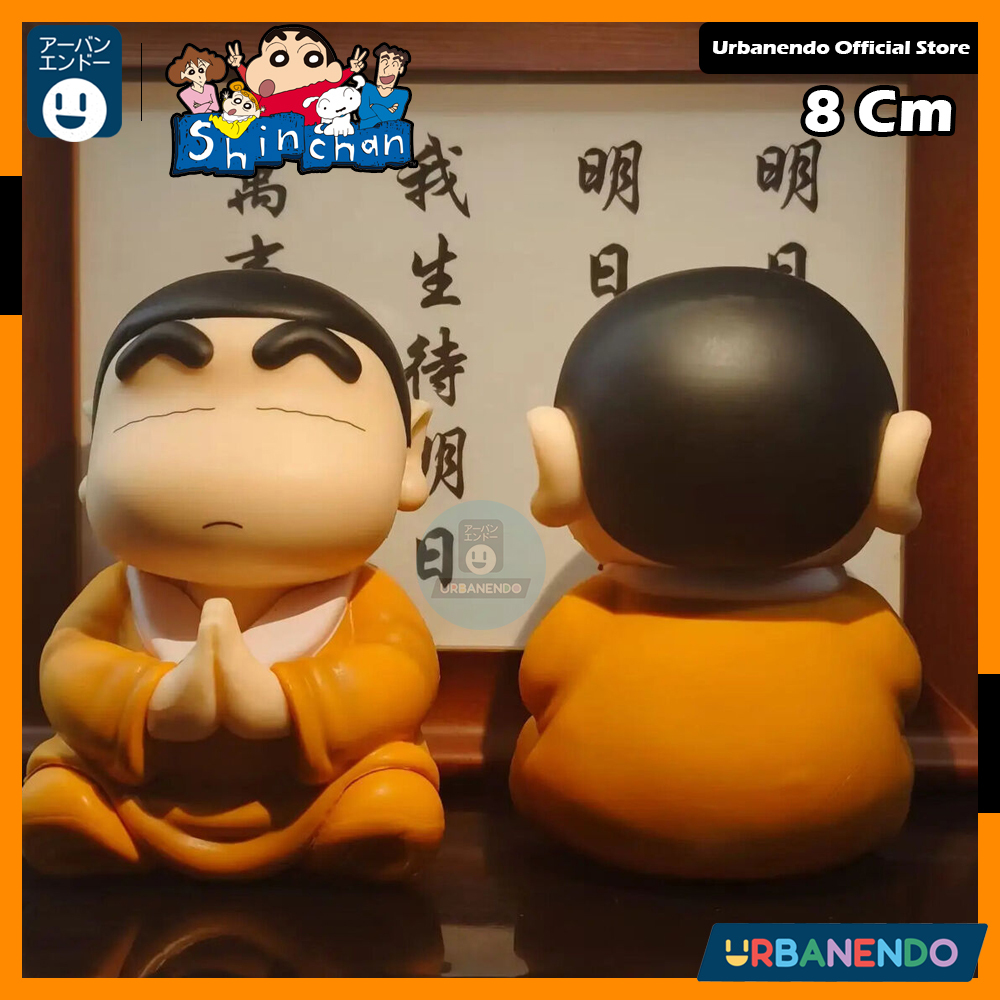 [URBANENDO] Action Figure Shinchan Buddha Patung Statue Mainan Pajangan Mobil
