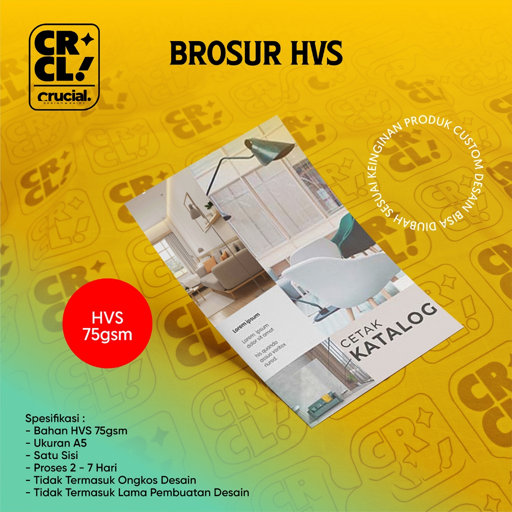 

Cetak Brosur A5 Bahan HVS 75gram 500 / 1000 lembar