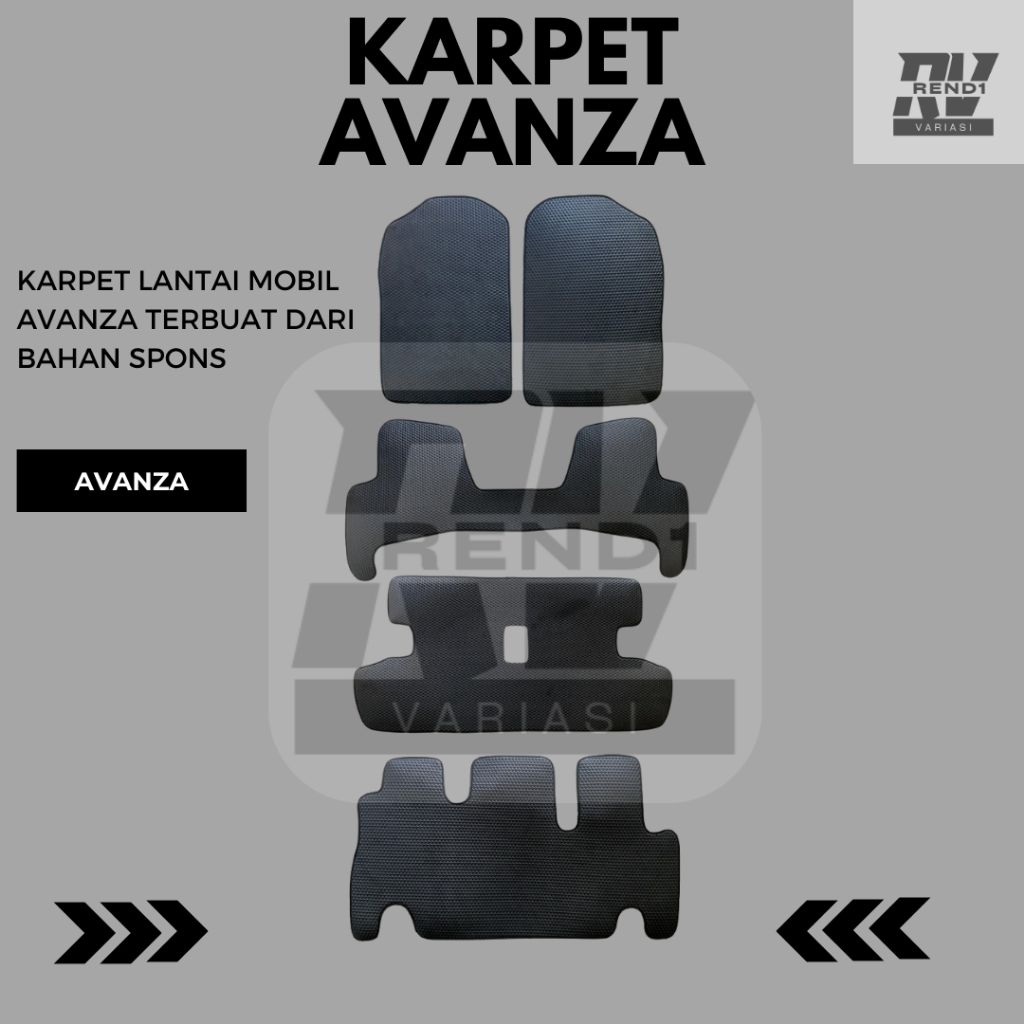 Karpet lantai mobil Avanza