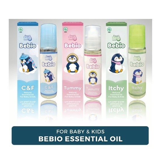 [38GR] FRESH LIVING FRESHCARE BEBIO 9ML / MINYAK AROMATHERAPHY UNTUK BAYI / MINYAK OLES HANGAT