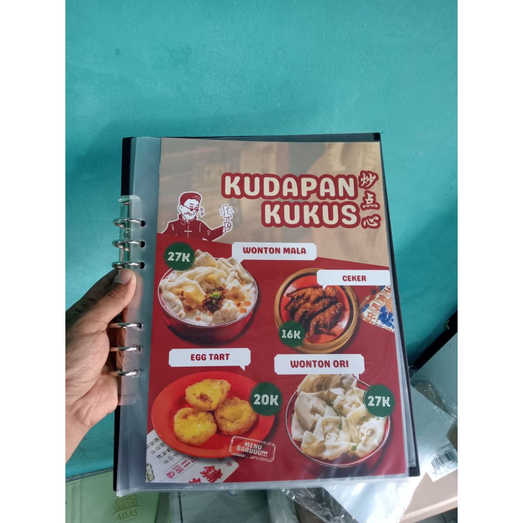 buku 1 muka binder ukuran a4