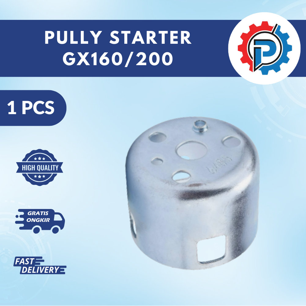 Mangkok Pulley Starter GX 160 GX 200 Pully Stater Puli Poli Tarikan Engkol Mesin Penggerak Honda