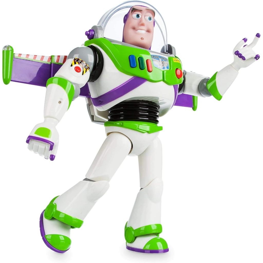 EKSLUSIF DISNEY STORE OFFICIAL BUZZ LIGHTYEAR INTERACTIVE TALKING ACTION FIGURE FROM TOY STORY,