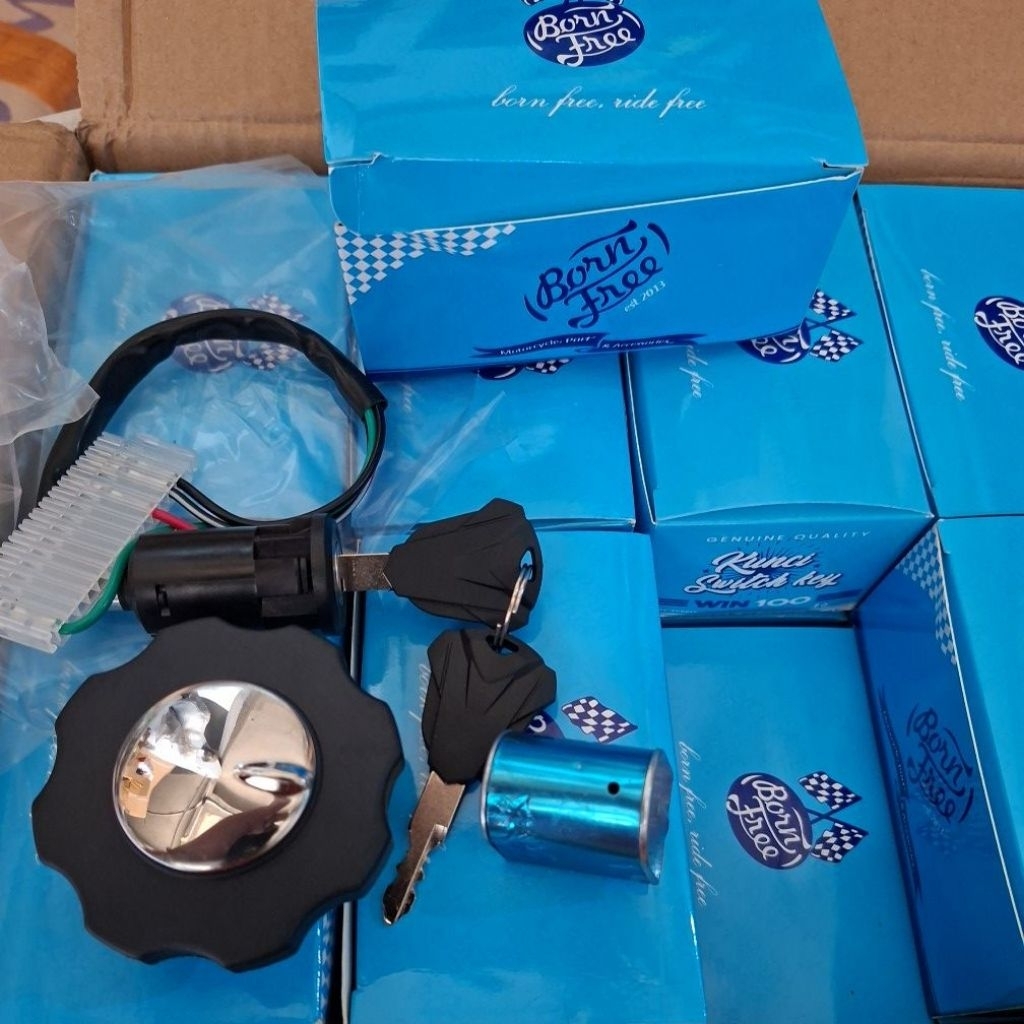 KUNCI SET HONDA WIN KONTAK SET WIN KUNCI STANG TANGKI HONDA WIN SET TUTUP TANGKI
