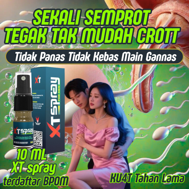 Xt Spray - Obt Kuat Minyak Herbal Pria Tahan Lama BPOM Original 100%