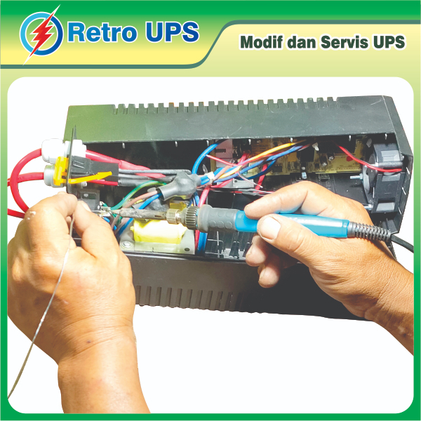 Jasa Modifikasi UPS Supaya Aman dan bisa menggunakan AKI MOBIL