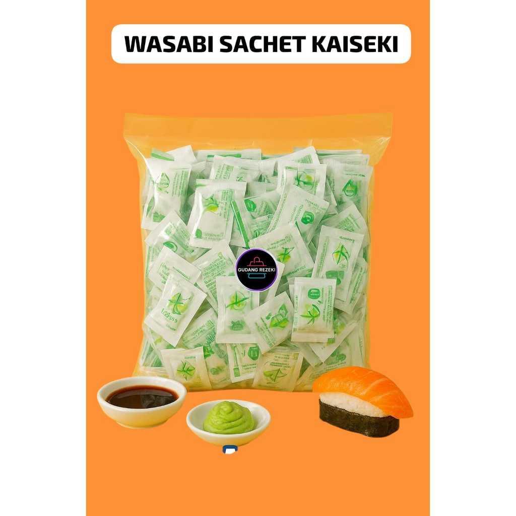 WASABI SACHET 2 GR X 500 PCS - 1 KG (JUAL PER PCS)