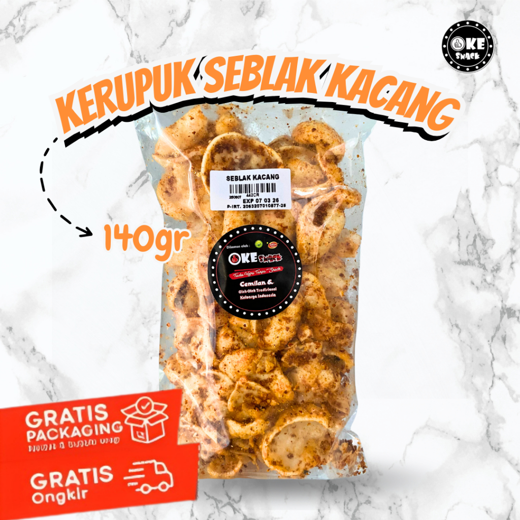 

Kerupuk Seblak Bumbu Kacang Pedas Kerupuk Seblak Kering