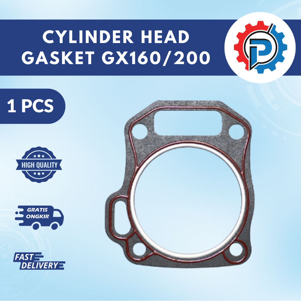 Gasket Head Pak Paking Kop GX 160 200 270 390 420 Packing Cylinder Head Mesin Penggerak Honda Diesel
