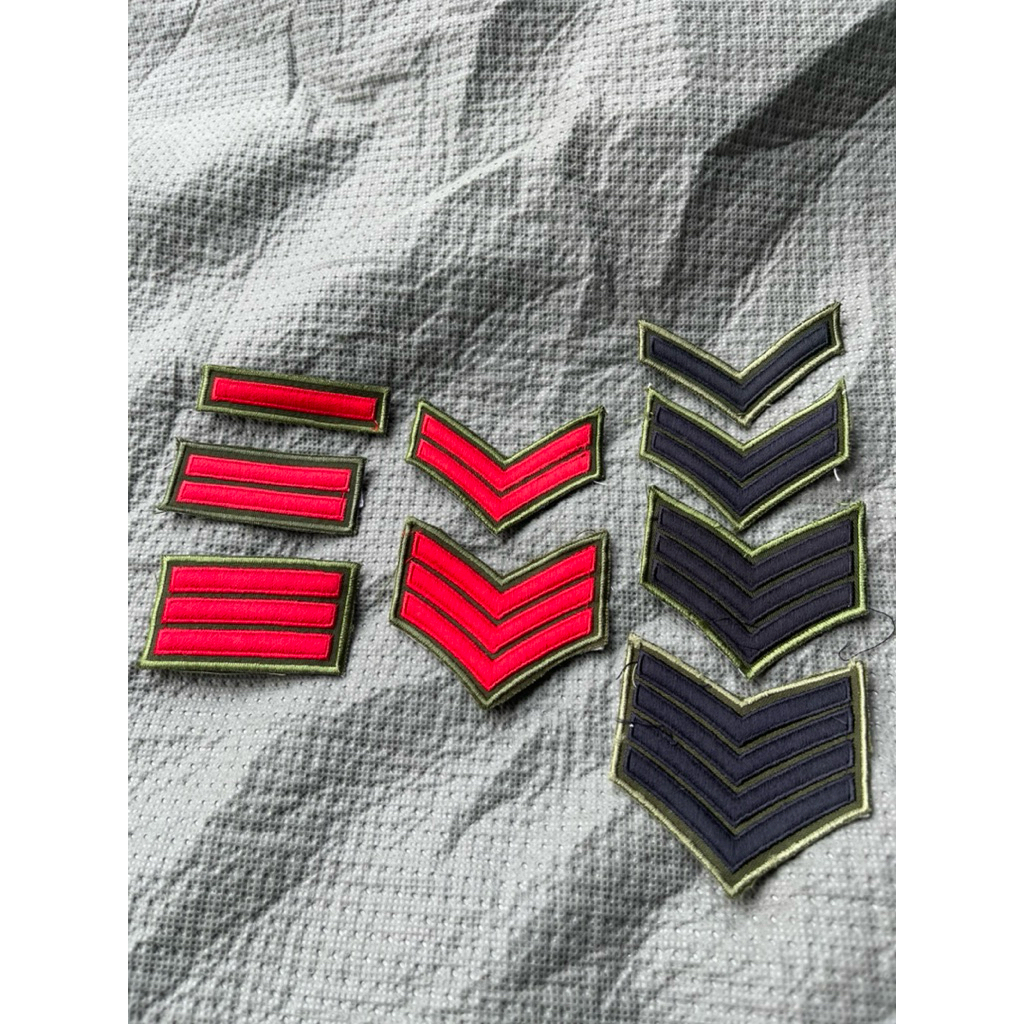 PANGKAT BORDIR PDL PRADA SAMPAI SERMA TNI AD