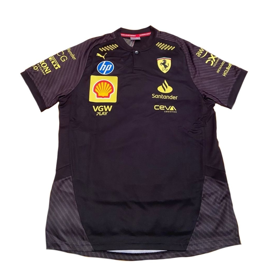 Kaos Polo Shirt Driver Issue Ferrari F1 Puma Monza Special edition 2024 Leclerc - Kaos Pembalap