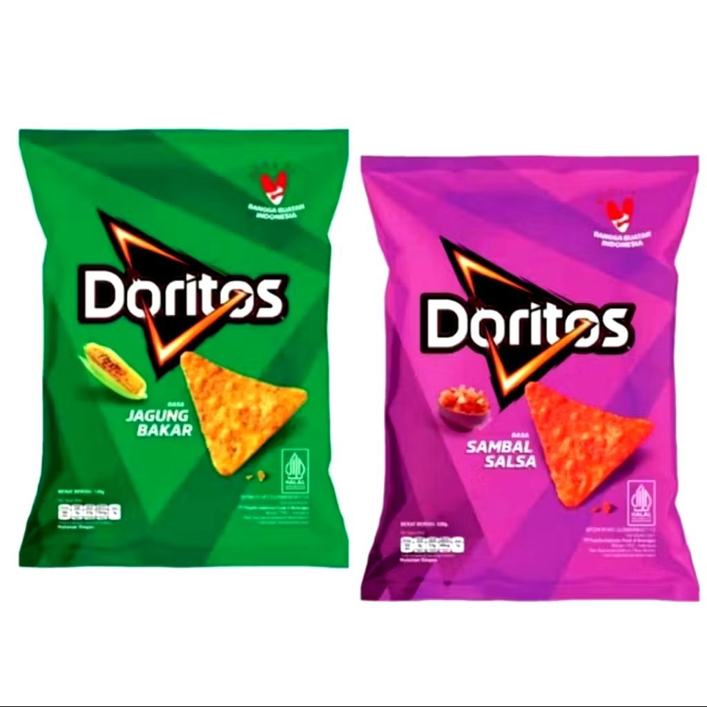 

Doritos Snack Rasa Jagung Bakar/Sambal Salsa 120 gram