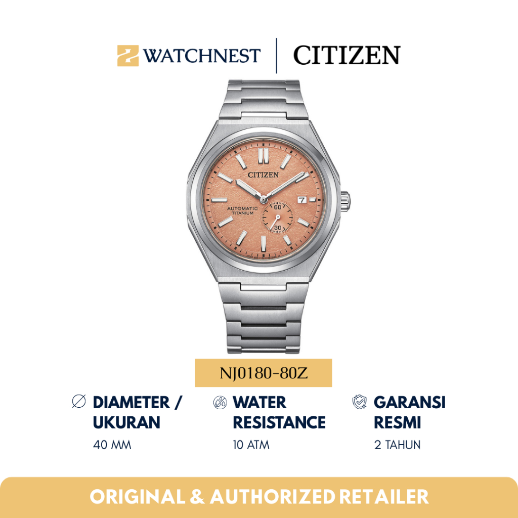 Jam Tangan Pria CITIZEN ZENSHIN NJ0180-80Z Original Garansi Resmi 2 Tahun