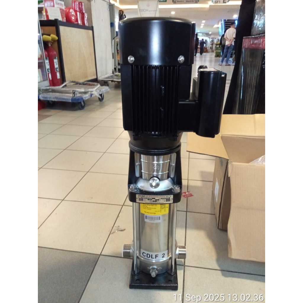 CNP CDLF 2-18 220V POMPA VERTICAL MULTISTAGE CENTRIFUGAL PUMP CNP CDLF 2-18 1PHASE