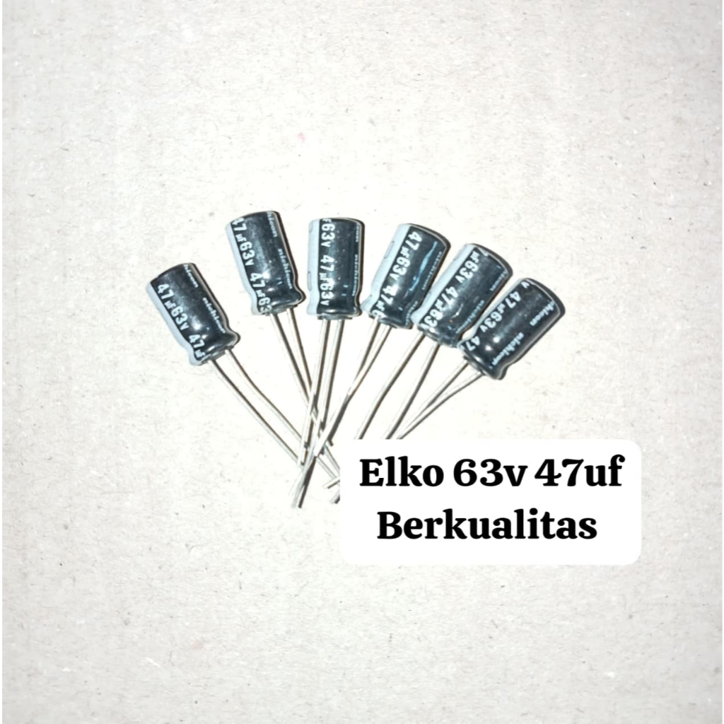 Elko 63v 47uf Elco 47uf 63v Original