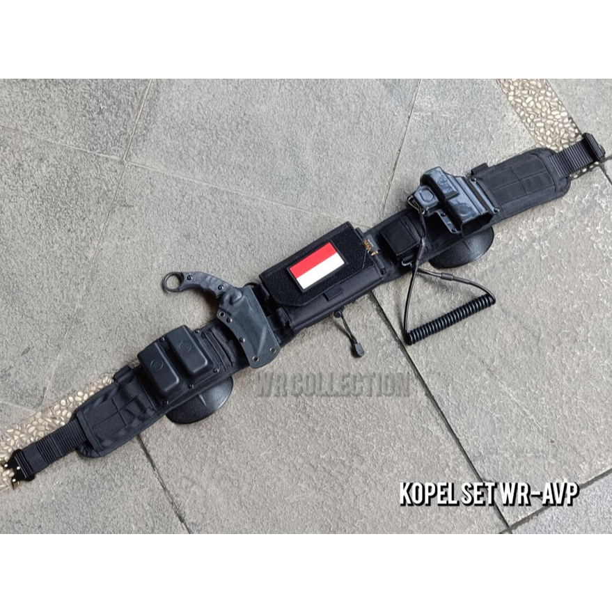 Kopel Set Besi Full Set / Kopel Tactical Hitam Full Set / Kopel Full Set