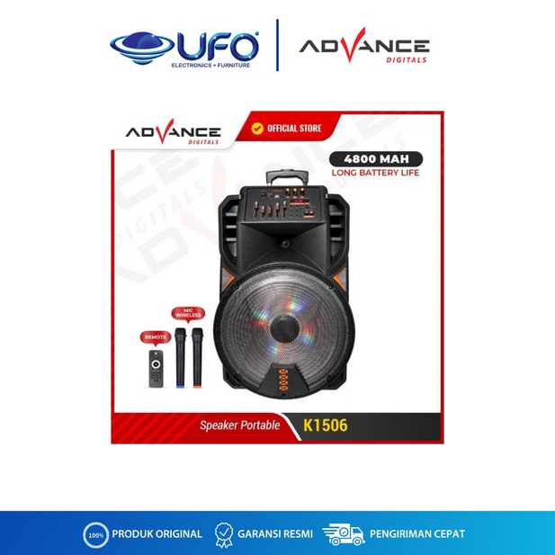 Advance k1506 Speaker Meeting Bluetooth Salon Aktif 15 inch