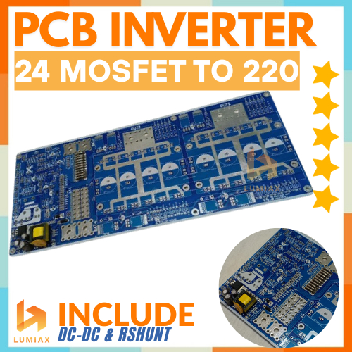PCB inverter 24 Mosfet to 220 Power low frequency PSW 12V24V36V48V60V