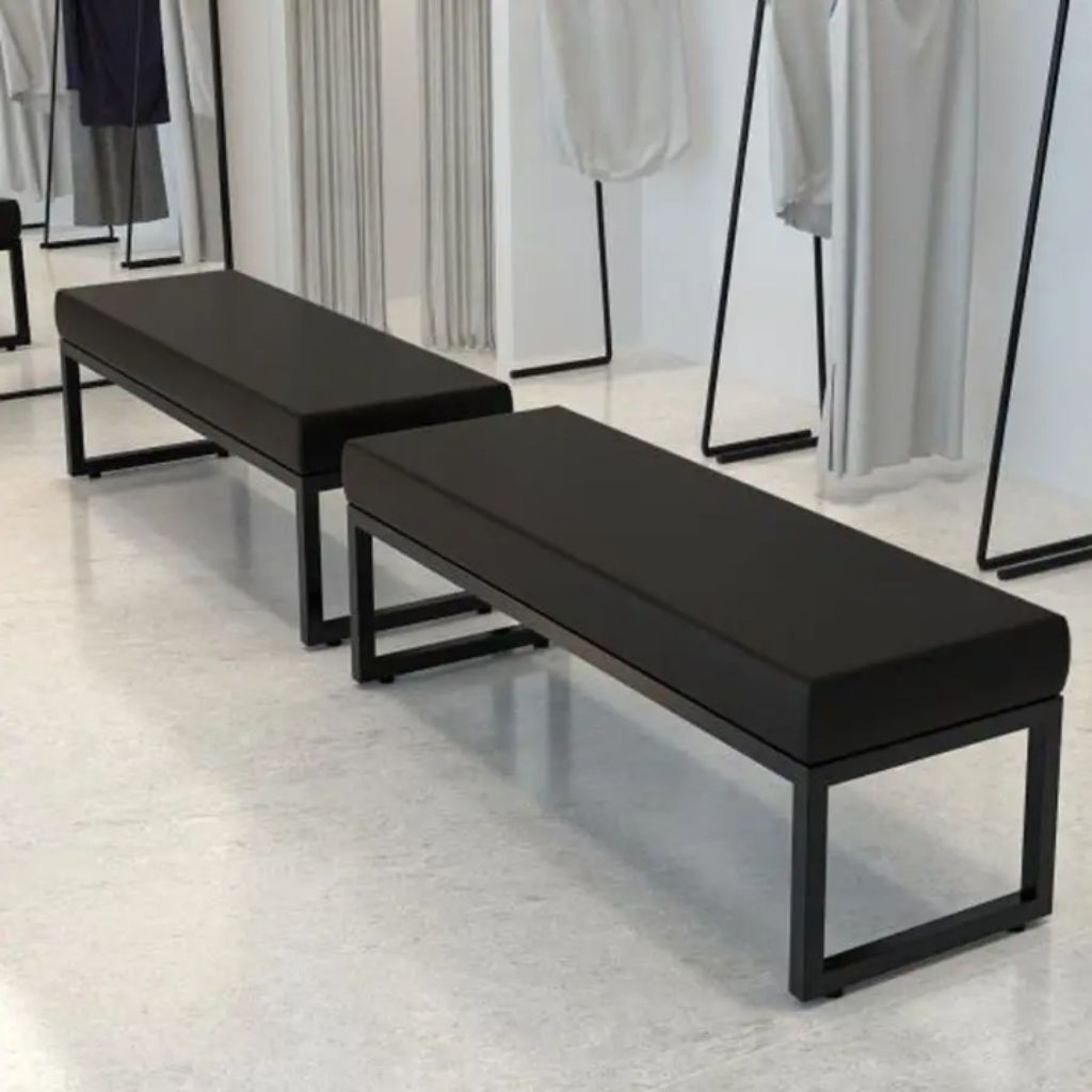 MKa37 sofa bench sofa bangku kaki besi kursi ruang tunggu sofa bench minimalis