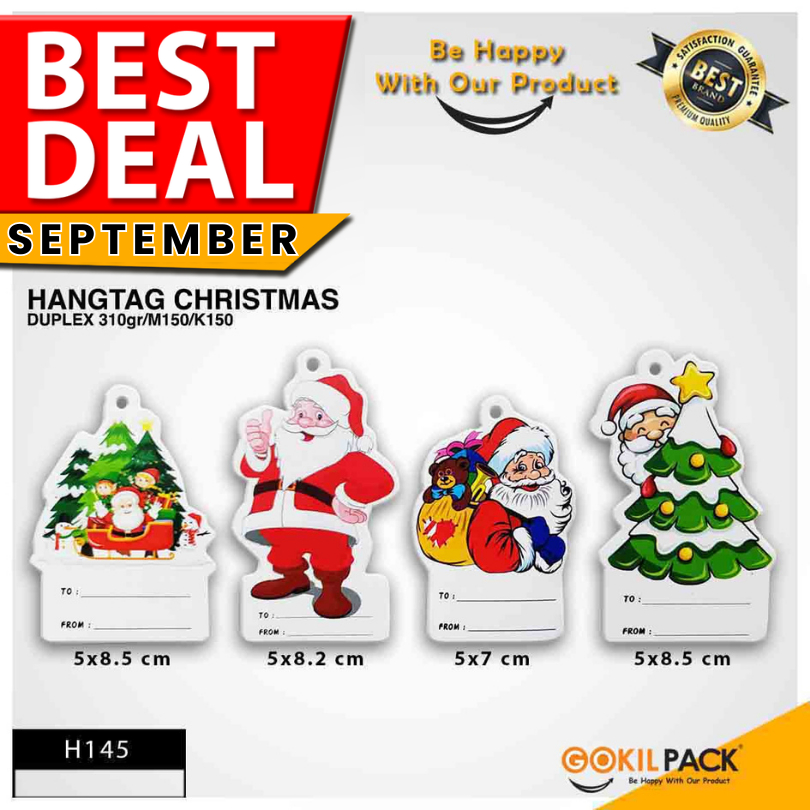 

Hangtag Natal/Hangtag Merry Christmas/Aksesoris Natal/Hiasan NatalH145 - All Variant