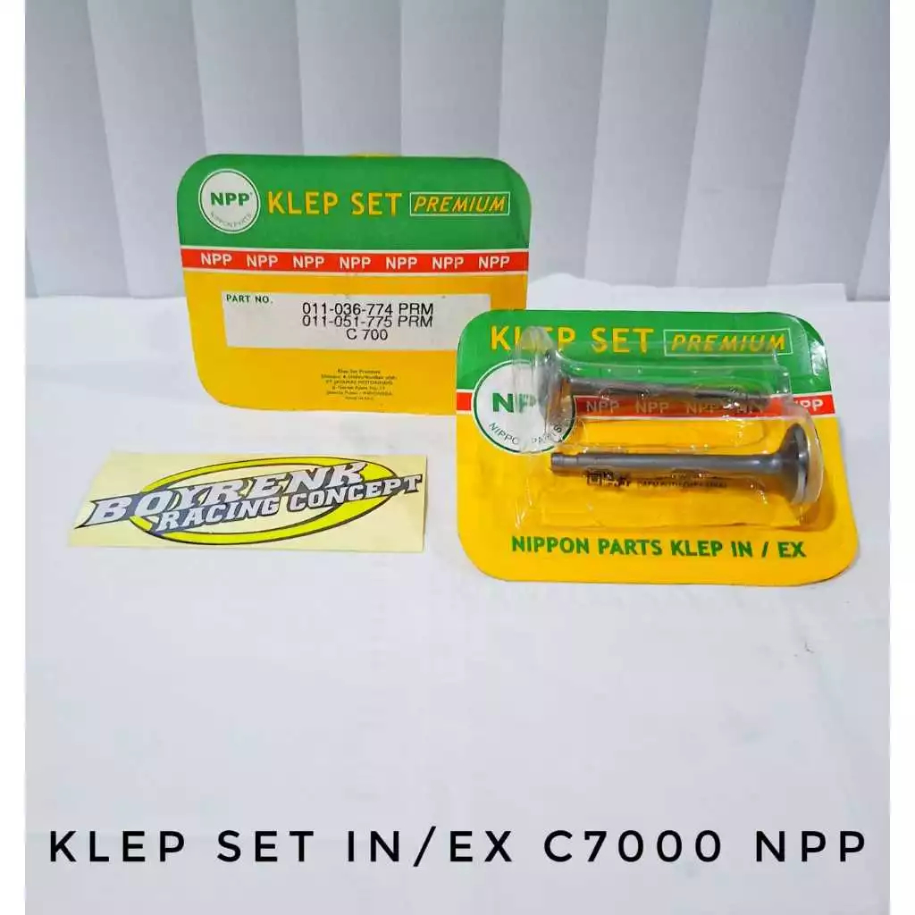 KLEP SET | PAYUNG KLEP HONDA C70 C700 NPP PREMIUM - BOYRENK RACING