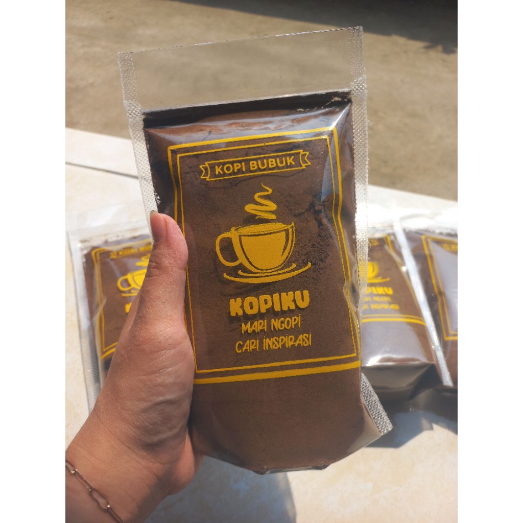 

Kopi bubuk hitam murah kemasan 500gr