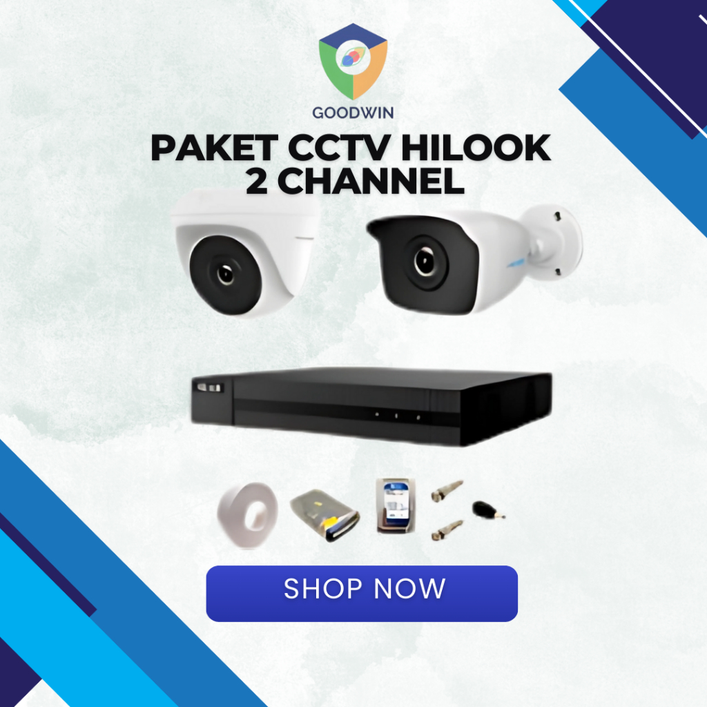 PAKET CCTV HILOOK 2 KAMERA/ CCTV HILOOK 2 CHANNEL/ CCTV DEPOK