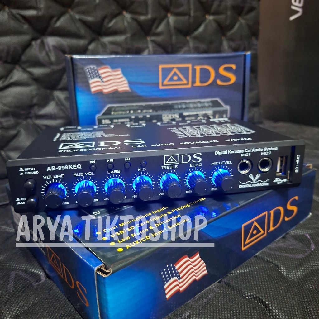 Pream Parametrik Bluetooth ADS AB 999 Keq Equalizer ADS AB 999KEQ BLUETOOTH