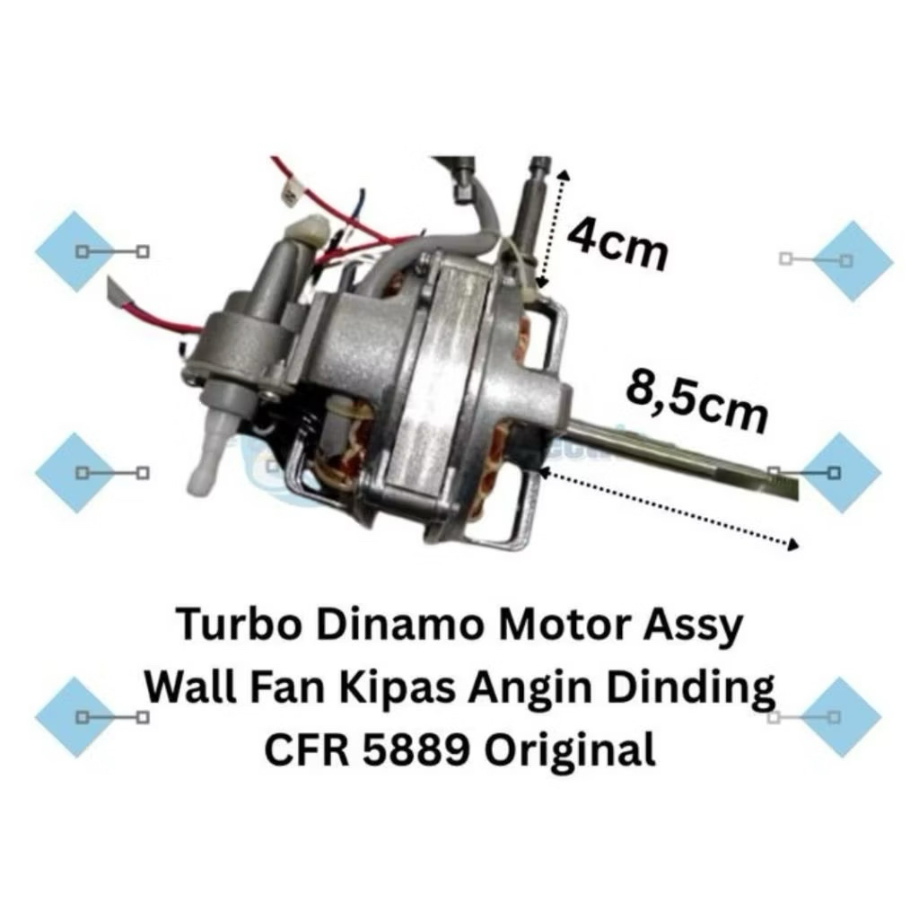New Product Dinamo Kipas Angin Wallfan Turbo Cfr 5889 / Motor Kipas Angin Dinding Turbo Cfr-5889