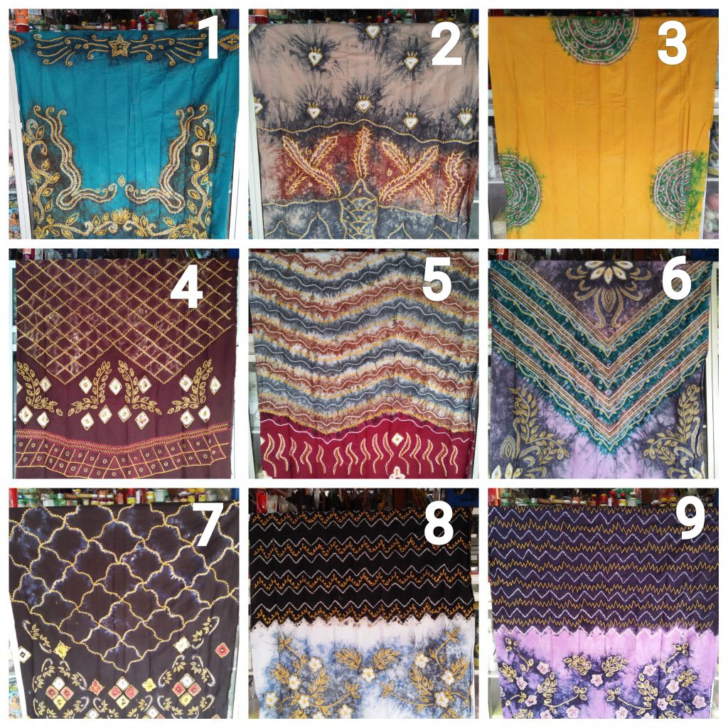 kain  sasirangan bordir