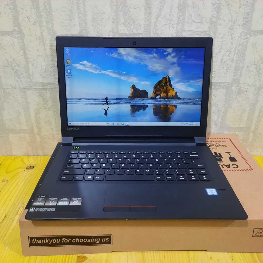 READY STOCK Laptop Lenovo V310, Core i3-6006U, Intel Hd Graphics 520, Ram 4/1Tb, lengkap, Black