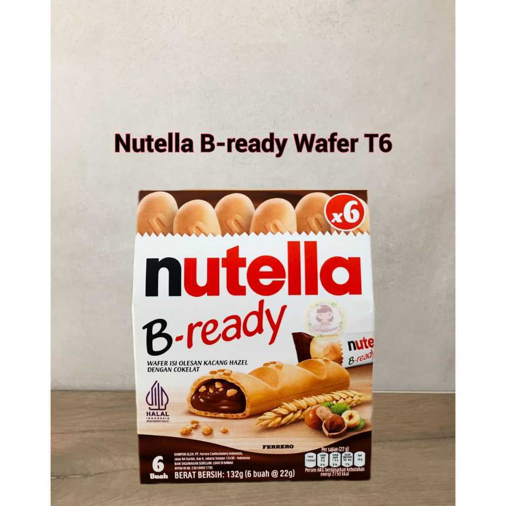 Nutella B-ready isi 6 Wafer Dengan Coklat Hazelnut ( SCP )