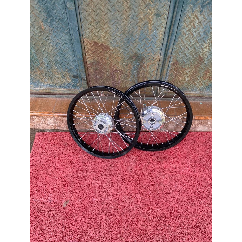 Rakitan Velg Jari Jari New Jupiter MX 135 Ring 17 Tanpa Ban Velk Set NJMX Murah