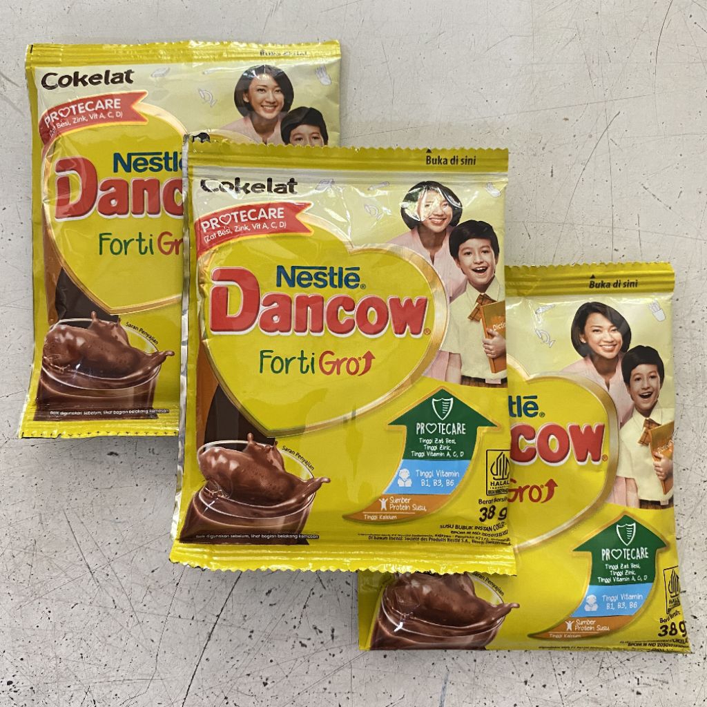 

Dancow susu bubuk rasa cokelat sachet 38 gram | susu bubuk dancow