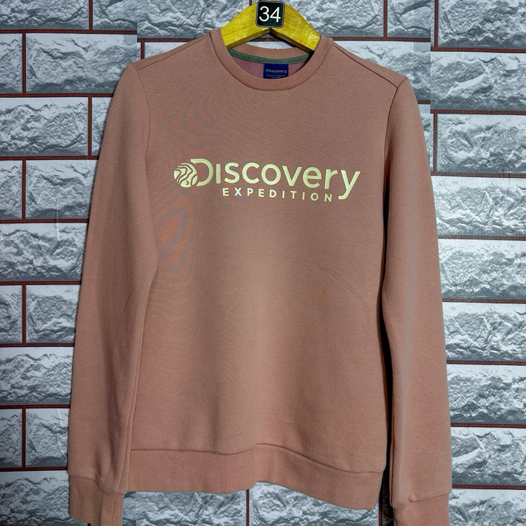 Discovery Pink - Big Logo Pink (Crewneck)