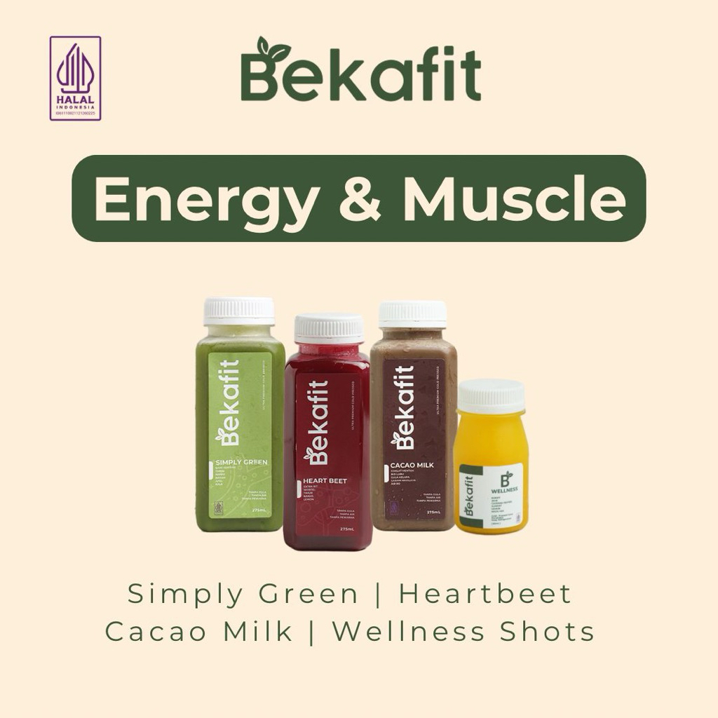 

Bekafit Energy & Muscle Cold Pressed Juice - Jus Sehat Alami