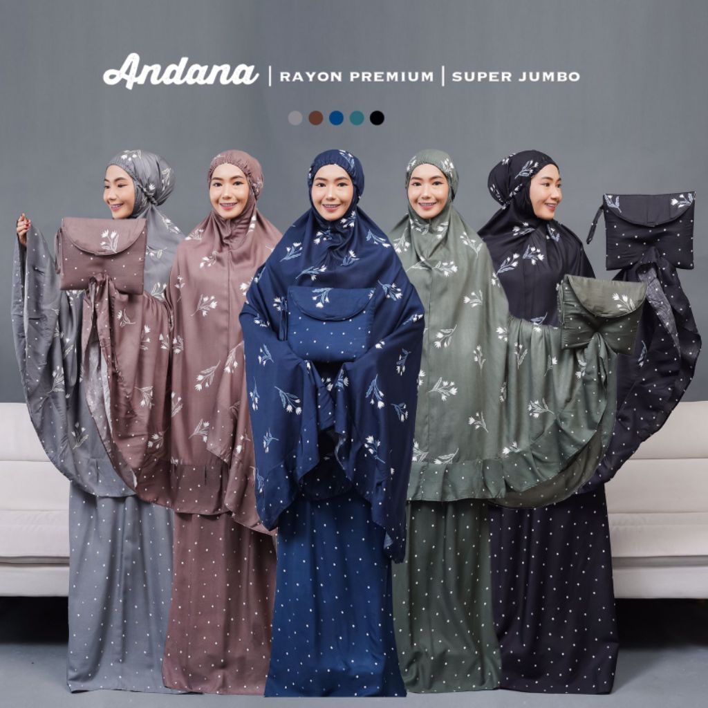 Big Promo Hot Deals Mukena Dewasa Katun Rayon Premium Super Jumbo Bahan Jatuh Dan Adem Mukena