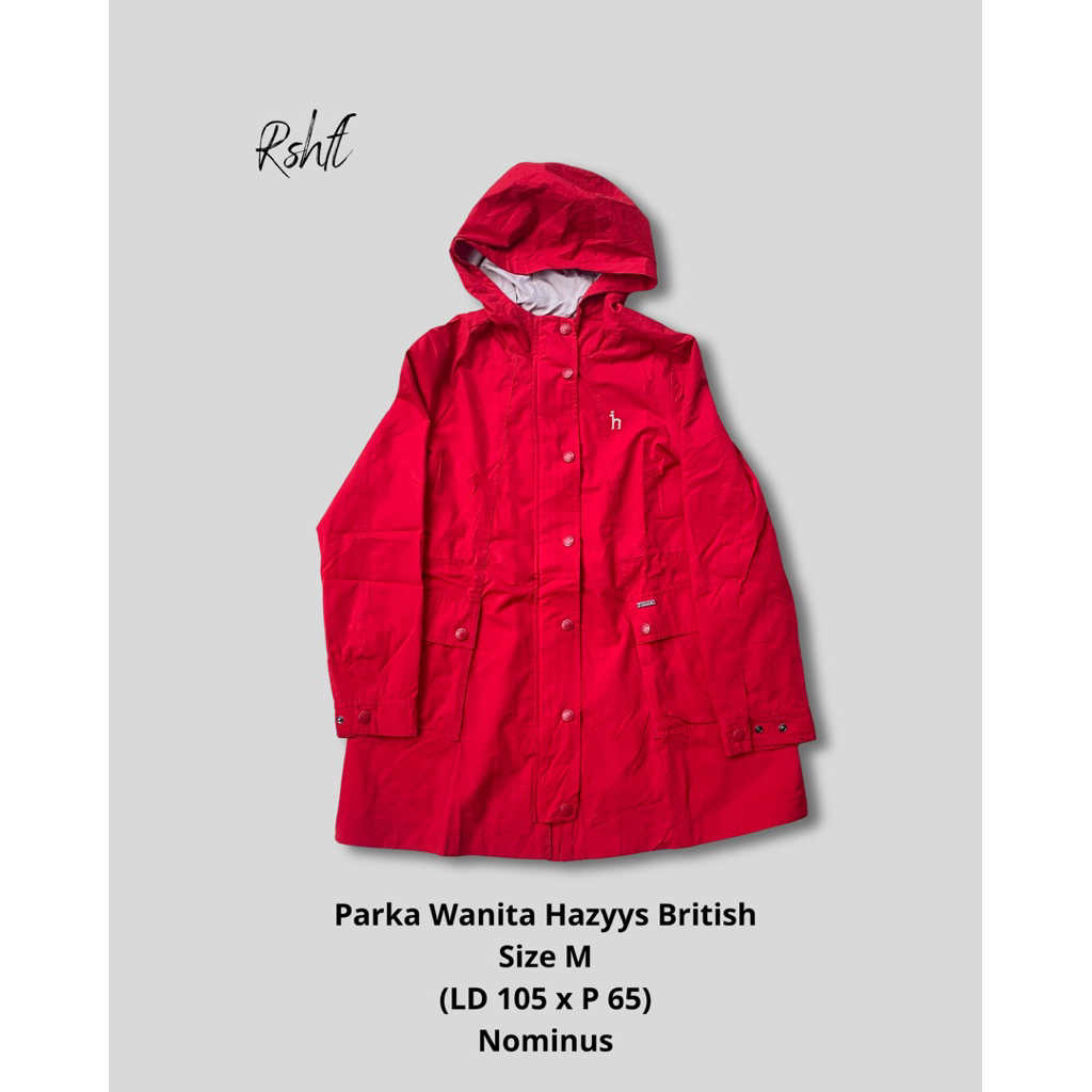 Jaket Outdoor Hazzys British Waterproof M