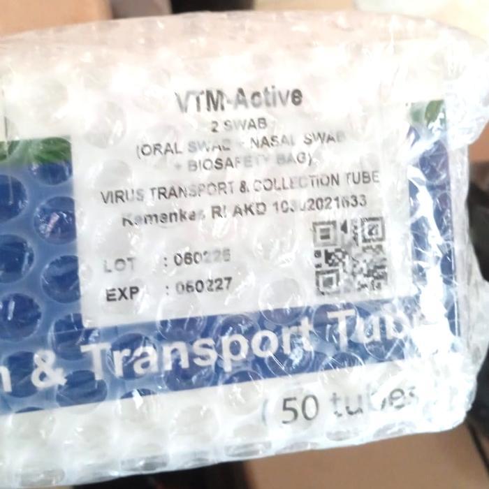 50 VTM Non Inactivated isi 50 AKD Cairan Merah Arkan Medical Hospital