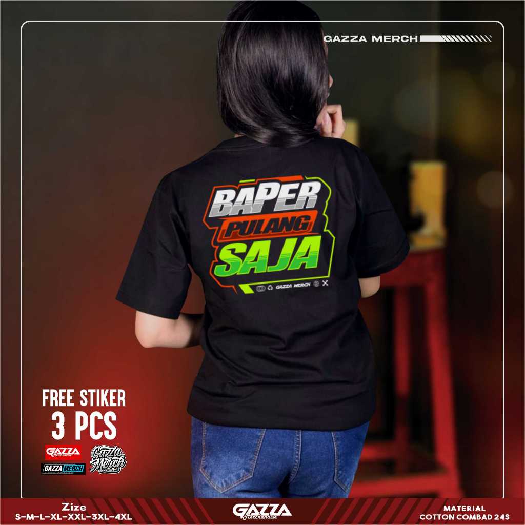 kaos baper pulang saja