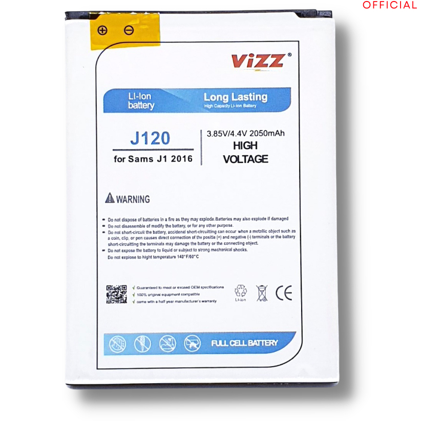 Vizz Baterai Samsung J1 2016 Original