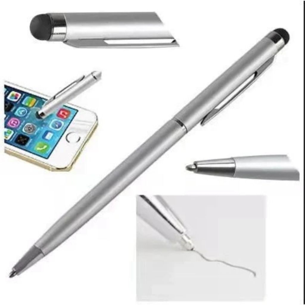 

Pen Stylus 2in1 Pena Pulpen + Touchscreen Serbaguna
