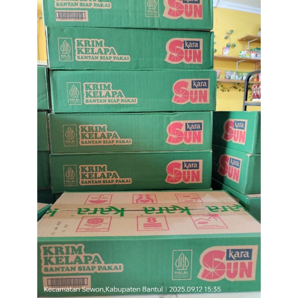 

Santan Sun Kara 200 ml Karton Jual Santan Kara Termurah mbg
