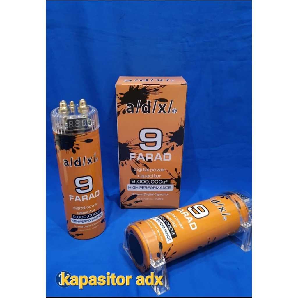 Kapasitor Bank 9 Farad A/D/X Capasitor 9 Farad ADX / Kapasitor Bank Audio Mobil