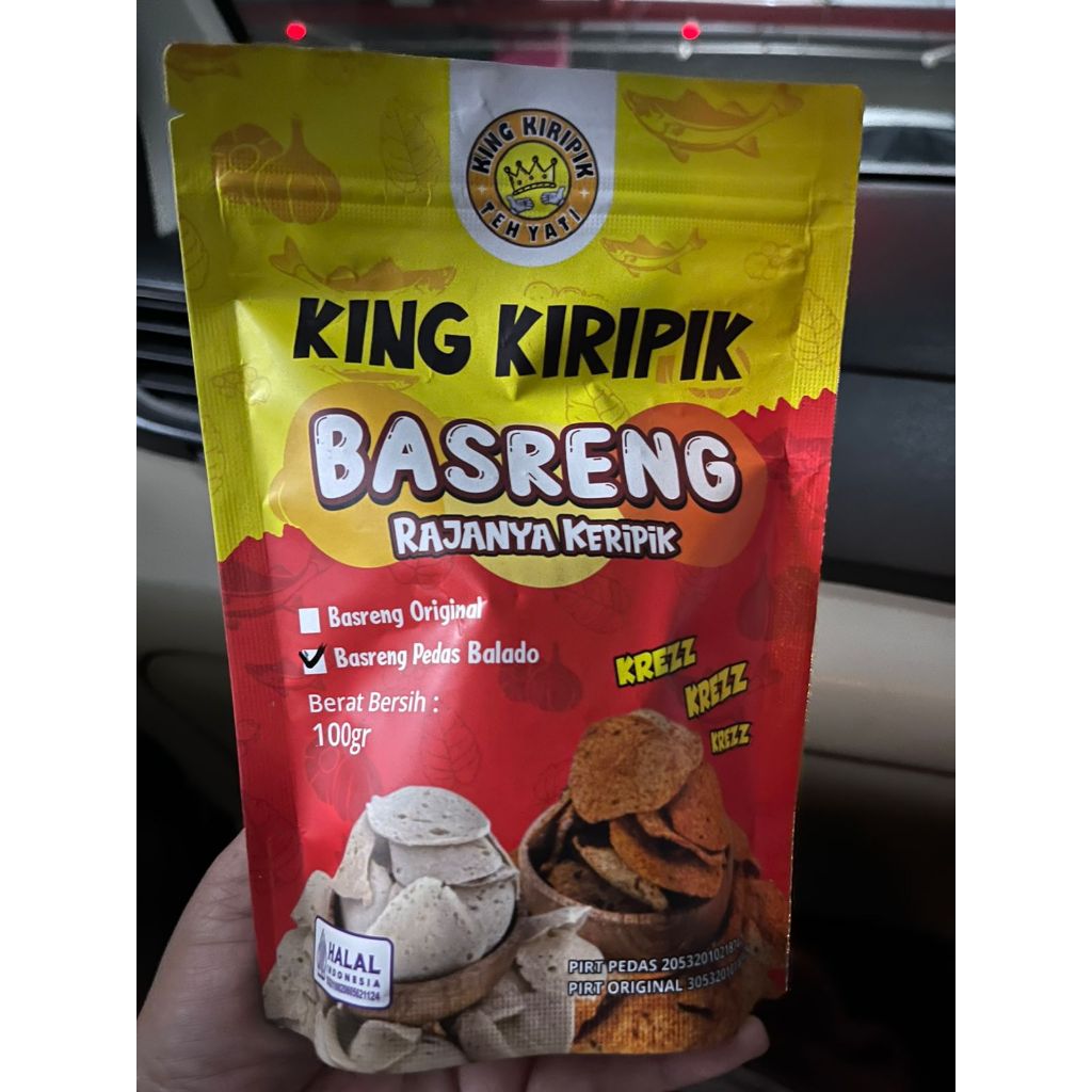 

KING KERIPIK BASRENG TEH YATI ORIGINAL DAN BALADO HOMEMADE UMKM