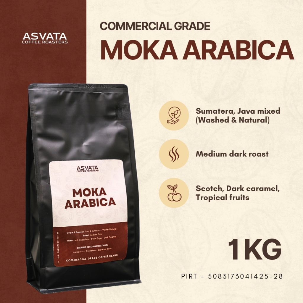

Biji Kopi Moka Arabica 1 KG Commercial Grade Arabica
